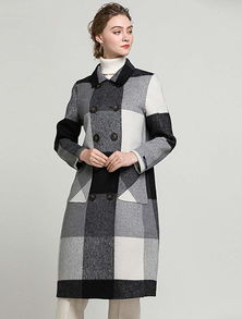 【女裝服裝進(jìn)貨源雪羅拉中長款羊毛毛呢羊絨大衣】- 